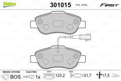 VALEO set placute frana, frana disc VALEO 301015 - piesa-auto