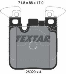 TEXTAR set placute frana, frana disc TEXTAR 2502902 - piesa-auto