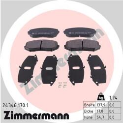 ZIMMERMANN set placute frana, frana disc ZIMMERMANN 24346.170. 1 - piesa-auto