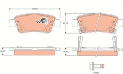 TRW set placute frana, frana disc TRW GDB3446 - piesa-auto