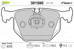 VALEO set placute frana, frana disc VALEO 301580 - piesa-auto