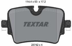 TEXTAR set placute frana, frana disc TEXTAR 2574201 - piesa-auto