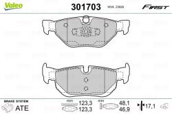 VALEO set placute frana, frana disc VALEO 301703 - piesa-auto