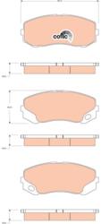 TRW set placute frana, frana disc TRW GDB3492 - piesa-auto