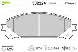 VALEO set placute frana, frana disc VALEO 302224 - piesa-auto