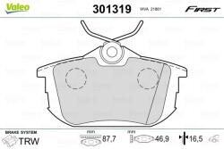 VALEO set placute frana, frana disc VALEO 301319 - piesa-auto