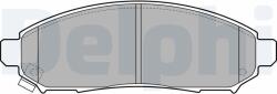 DELPHI set placute frana, frana disc DELPHI LP2011 - piesa-auto