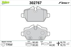 VALEO set placute frana, frana disc VALEO 302767 - piesa-auto