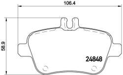 BREMBO set placute frana, frana disc BREMBO P 50 091 - piesa-auto