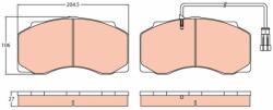 TRW set placute frana, frana disc TRW GDB5070 - piesa-auto