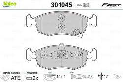 VALEO set placute frana, frana disc VALEO 301045 - piesa-auto