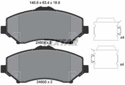 TEXTAR set placute frana, frana disc TEXTAR 2460401 - piesa-auto