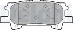 DELPHI set placute frana, frana disc DELPHI LP1820 - piesa-auto