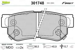 VALEO set placute frana, frana disc VALEO 301748 - piesa-auto