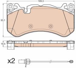 TRW set placute frana, frana disc TRW GDB1977 - piesa-auto