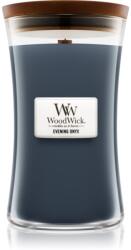 WoodWick Evening Onyx lumânare parfumată cu fitil din lemn 609.5 g