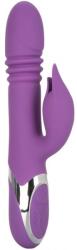 CalExotics Enchanted Kisser vibrator cu stimularea clitorisului Purple 23, 5 cm Vibrator