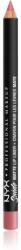 NYX Professional Makeup Suede Matte Lip Liner dermatograf mat de buze culoare 09 Tea & Cookies 1 g