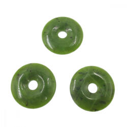  Nefrit jáde donut (fánk) medál 40mm