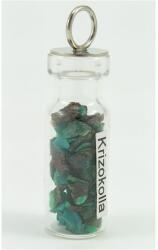  Ezoterikus üveg medál - Krizokolla