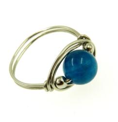 Apatit drótékszer gyűrű