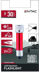 Avide Entac Elemlámpa 5Led Kulcstartós Piros (EFL-5LED-KC-R)