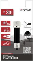 Avide Entac Elemlámpa 5Led Kulcstartós Fekete (EFL-5LED-KC-BL)