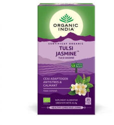 Ceai Adaptogen Tulsi Iasomie, 25 plicuri, Organic India