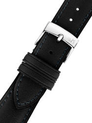 Morellato Curea din piele Morellato Leaf 5965C91.019 M, negru 20 mm