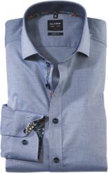 Elite Fashion Olymp level5 body szürkés kék ing - 40