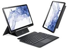 Dux Ducis GP-154696 Galaxy Tab S7 LTE 5G (SM-T876) / LTE (SM-T875) / WIFI (SM-T870) fekete bőr hatású billentyűzetes tok (GP-154696)