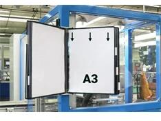 Tarifold Tarilofd A3 üres fém 10 db bemutatótáblához fali tartó (F213000) - bestbyte