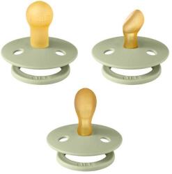 BIBS Set 3 Suzete Colour Latex, Tetina Rotunda, Simetrica & Anatomica 0 Luni + (SET3COLOUR)