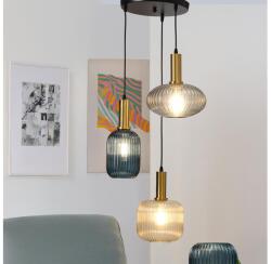 Onli Lustră pe cablu ONLI DOROTY 1xE27/22W/230V albastru/auriu (OL0355)