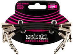 Ernie Ball 3" Flat Ribbon Patch Cable 3-Pack