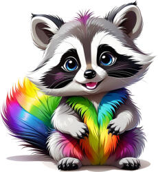 OM CO. LTD Óriás fa puzzle, kirakó - Mosómedve