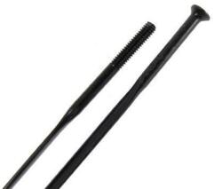 DT Swiss Aerolite egyenes fejű küllő, 260 x 2, 0 x 2, 3 x 0, 9 mm, küllőanya nélkül, fekete
