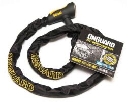 OnGuard Mastiff 8121 integrált láncos lakat, 150 cm x 8 mm, fekete