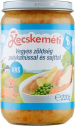 Kecskeméti vegyes zöldség pulykahússal és sajttal 220g