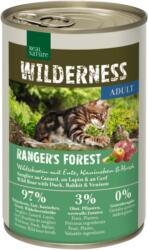 REAL NATURE Wilderness macska konzerv adult Ranger's Forest vaddisznó&kacsa 6x400g