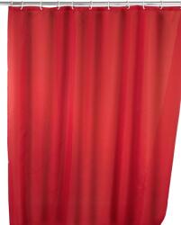 WENKO 120484 Uni zuhanyfüggöny piros 180x200 cm