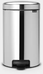 Brabantia 113581 NewIcon pedálos szemetes 12 l, brilliant steel