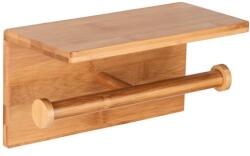WENKO 324226 Duo Bambusa WC-papír tartó polccal