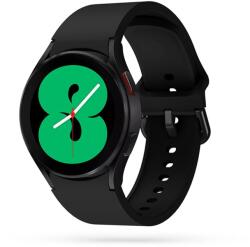Samsung Galaxy Watch7 okosóra szíj - fekete szilikon szíj - tokgalaxis