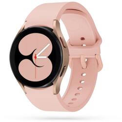 Samsung Galaxy Watch7 okosóra szíj - púder pink szilikon szíj - tokgalaxis