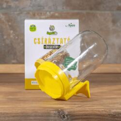 Dénes Natura Csíráztató üvegedény - sárga - reformnagyker