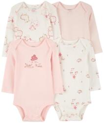 Carter´s CARTER'S Body hosszú ujjú Pink/Ivory lány 4db 6h/hossz. 68