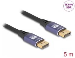 Delock Cablu Displayport 8K60Hz/4K240Hz T-T 5m Negru/Mov, Delock 80603 (80603)