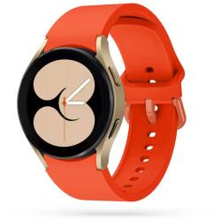 Samsung Galaxy Watch FE okosóra szíj - narancs szilikon szíj - graffistore