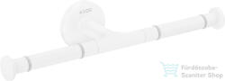Hansgrohe AXOR UNIVERSAL CIRCULAR fali dupla wc papír tartó, matt fehér 42857700 (42857700)